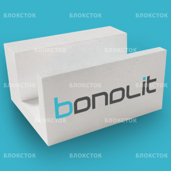 Пенобетонные U-блоки (П-блоки) Грас-Бонолит 500х300х200, D500