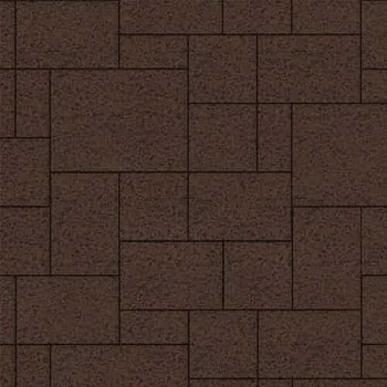 Тротуарная плитка Steinrus Инсбрук Альпен Коричневая Native 60 мм